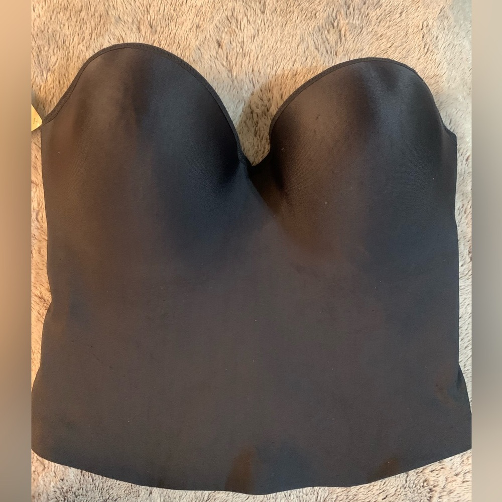 Black Lilyette by Bali Strapless Women’s Bustier Corset Size 38D - Picture 5 of 6
